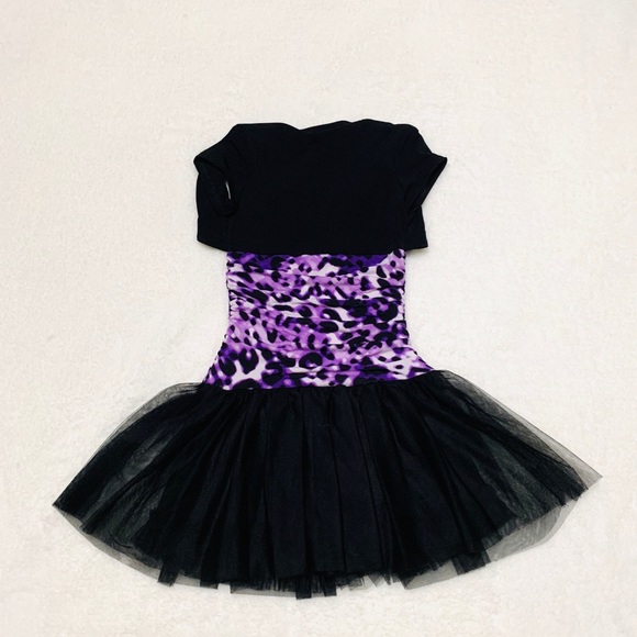 Purple Cheetah Print BWear Dress - Picture 5 of 5